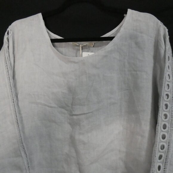 VALENTINA NALDI | 2X | Asymmetrical Tunic Top | Linen | Made In Italy | NWT - Picture 6 of 16